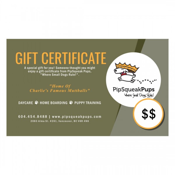 Gift Certificate